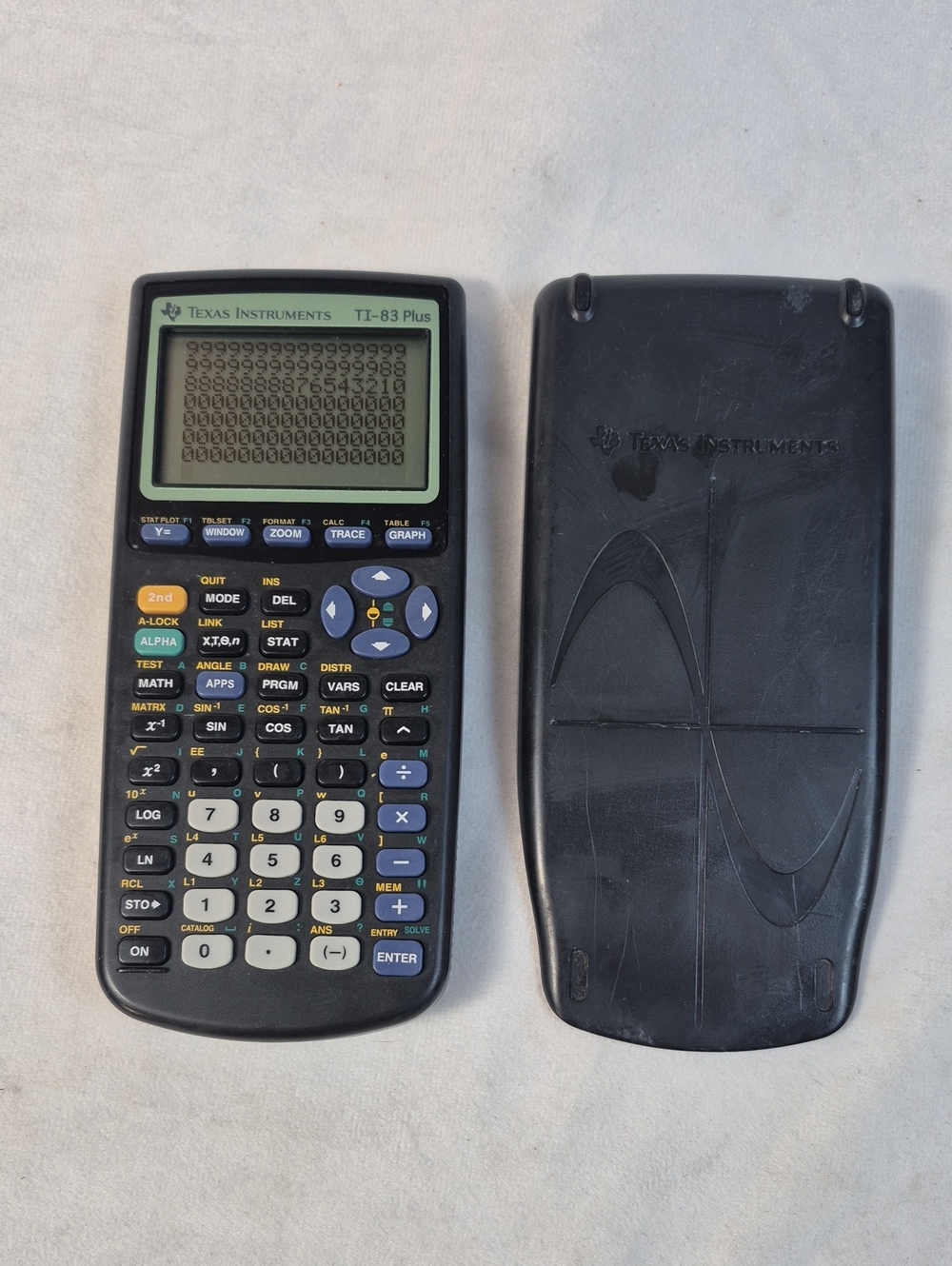 Texas Instruments TI-83 Plus Graphing Calculator with Case - Black